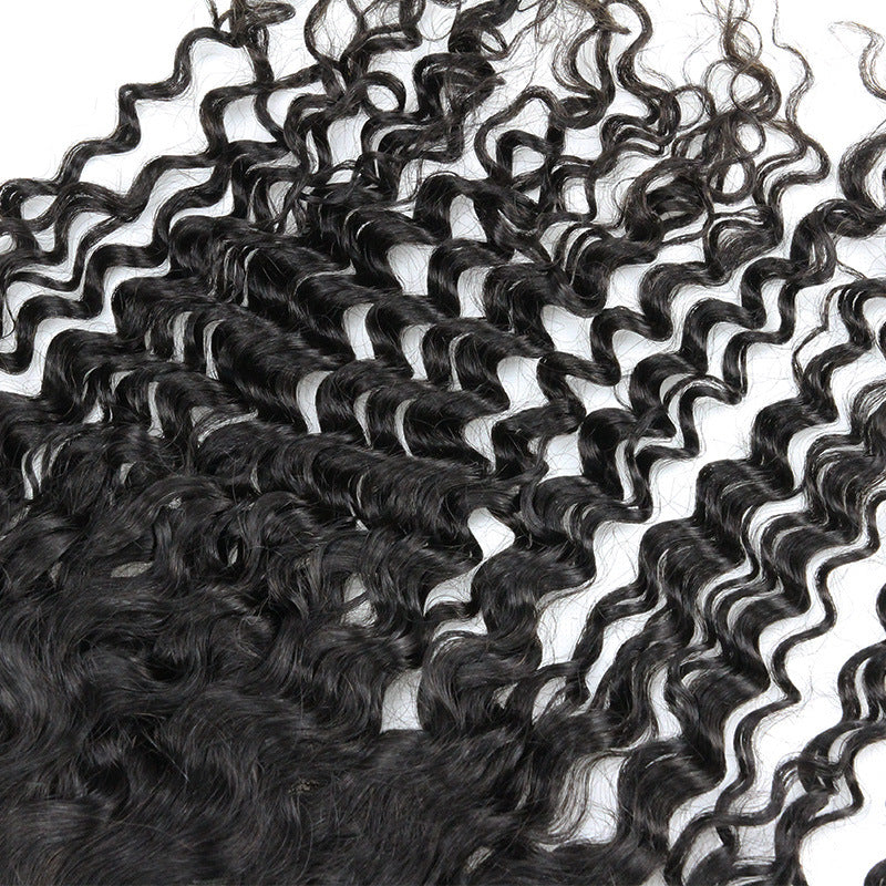 Unica Human Hair 13x4 Lace Frontal - Natural Color Deep Wave