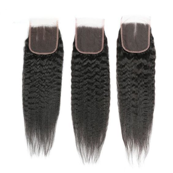 Unica 4x4 Lace Closure - Natural Color Kinky Straight