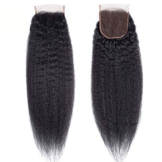 Unica 4x4 Lace Closure - Natural Color Kinky Straight