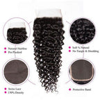 Unica 4x4 Lace Closure - Natural Color Kinky Curly Wave