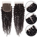 Unica 4x4 Lace Closure - Natural Color Kinky Curly Wave