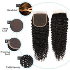 Unica 4x4 Lace Closure - Natural Color Kinky Curly Wave