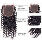 Unica 4x4 Lace Closure - Natural Color Kinky Curly Wave