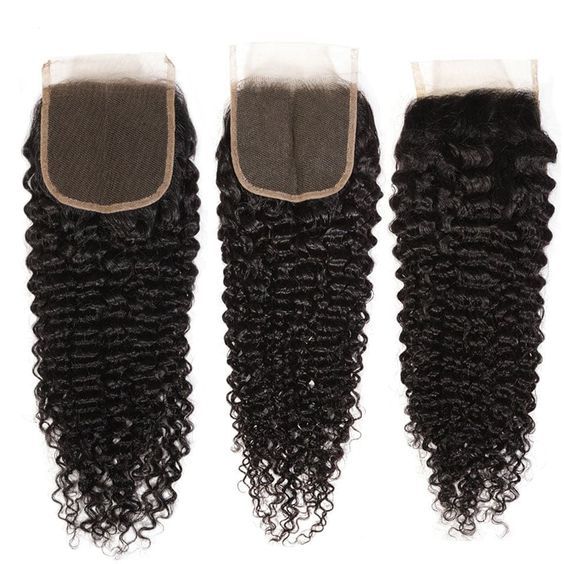 Unica 4x4 Lace Closure - Natural Color Kinky Curly Wave