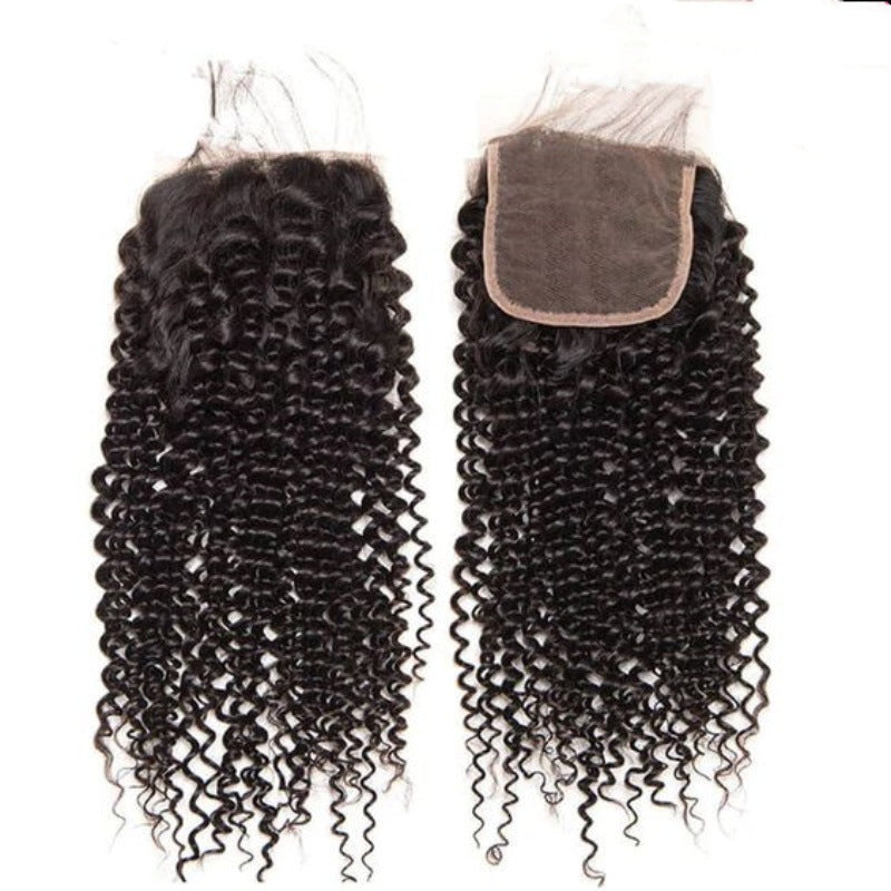 Unica 4x4 Lace Closure - Natural Color Kinky Curly Wave