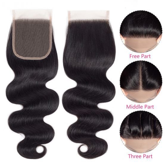 Unica 4x4 Lace Closure - Natural Color Body Wave - UnicaWigs