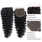 Unica 4x4 Lace Closure - Natural Color Deep Wave - UnicaWigs