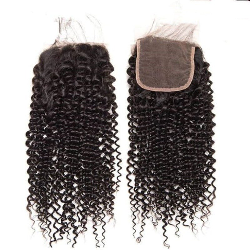 Unica 4x4 Lace Closure - Natural Color Kinky Curly Wave - UnicaWigs