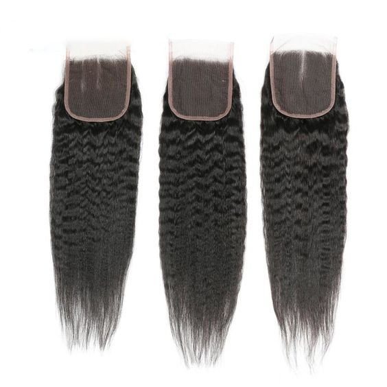 Unica 4x4 Lace Closure - Natural Color Kinky Straight - UnicaWigs