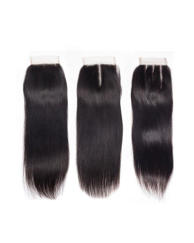 Unica 4x4 Lace Closure - Natural Color Silk Straight - UnicaWigs