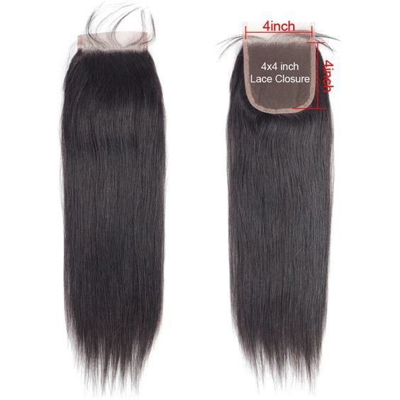 Unica 4x4 Lace Closure - Natural Color Silk Straight - UnicaWigs