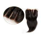 Unica 4x4 Lace Closure - Natural Color Silk Straight - UnicaWigs