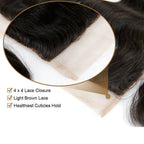 Unica 4x4 Lace Closure - Natural Color Silk Straight - UnicaWigs