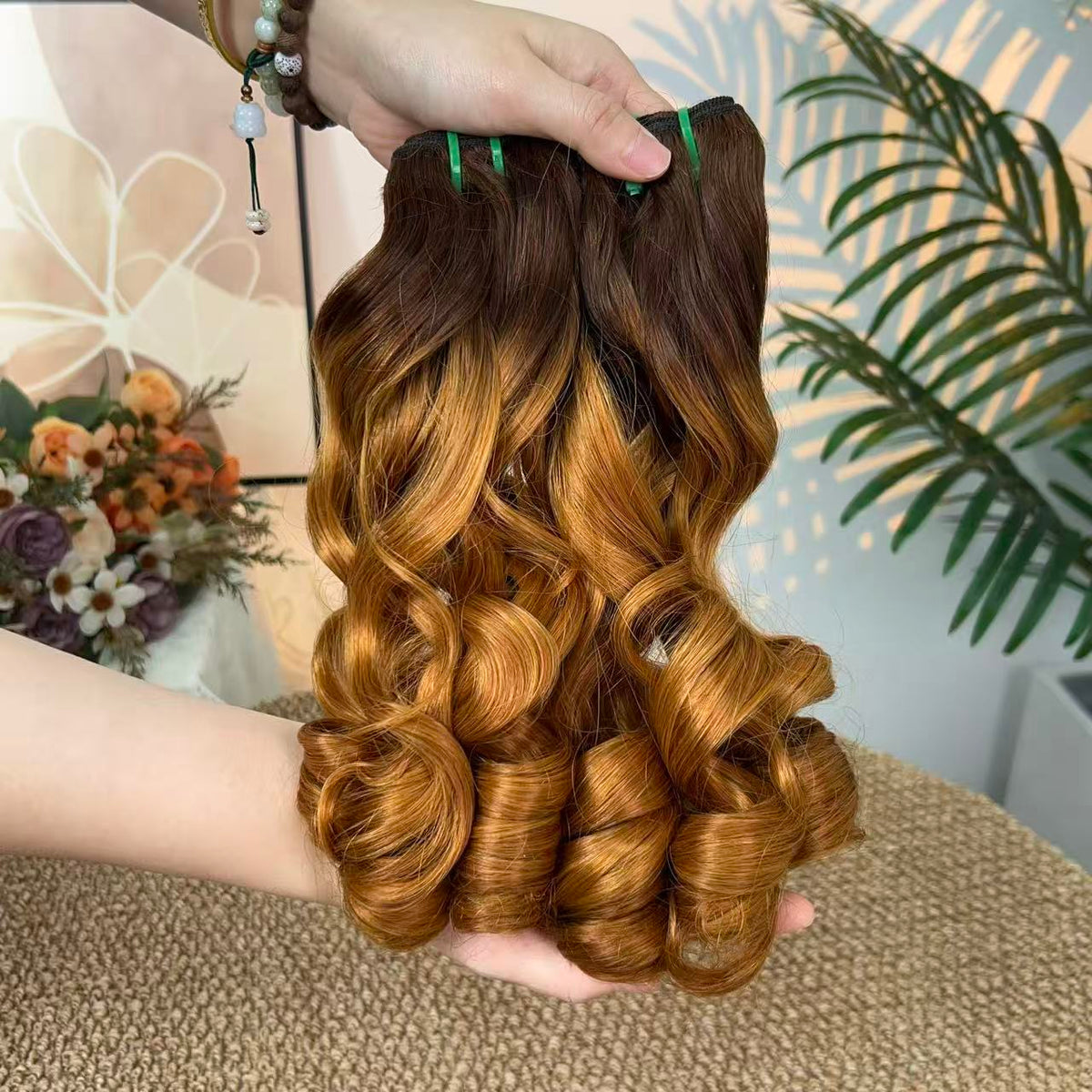 UnicaWigs Bouncy Curly Wave Hair Bundles - UnicaWigs
