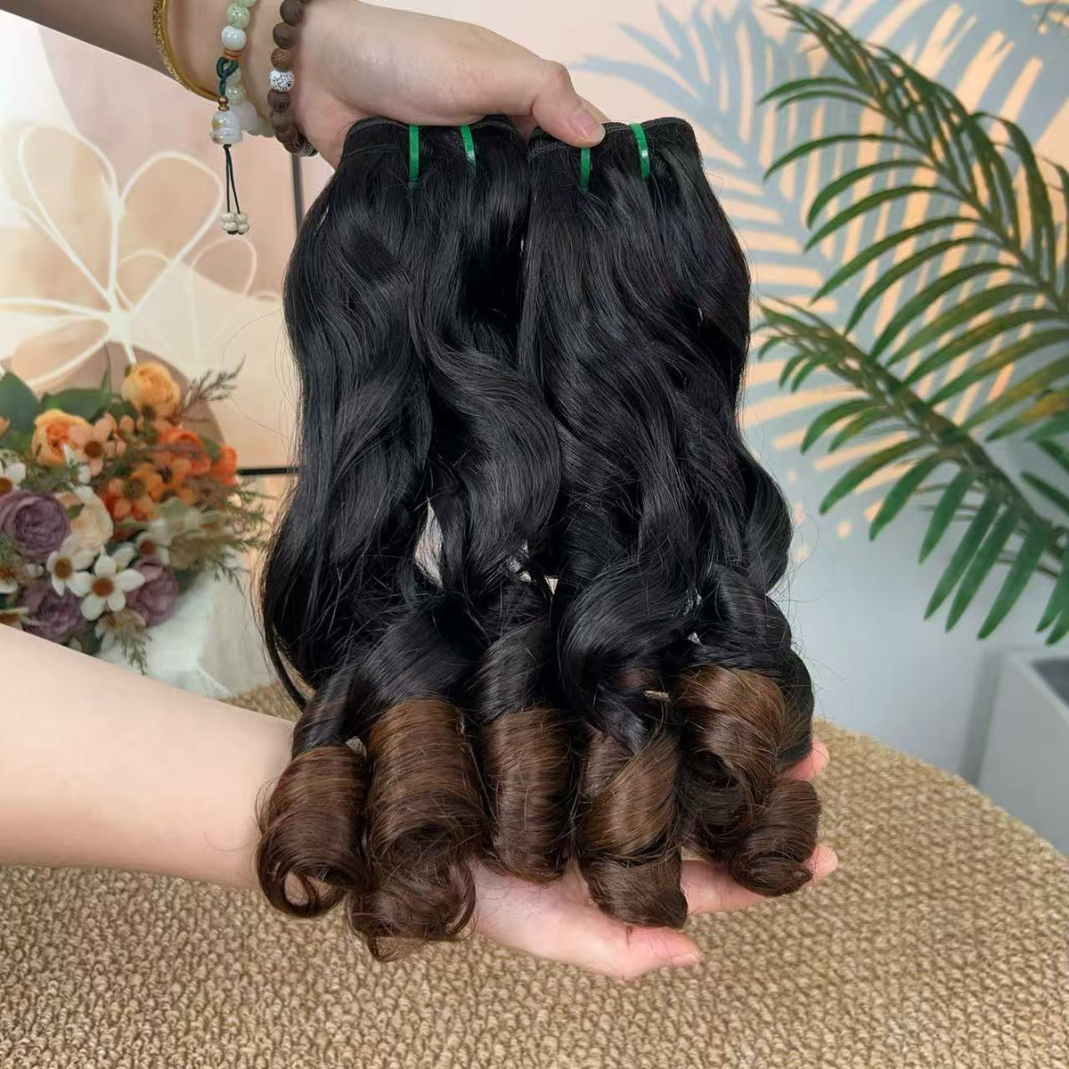 UnicaWigs Bouncy Curly Wave Hair Bundles - UnicaWigs