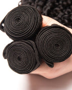 Unica Human Hair Weft – Curly Wave Natural Color - UnicaWigs
