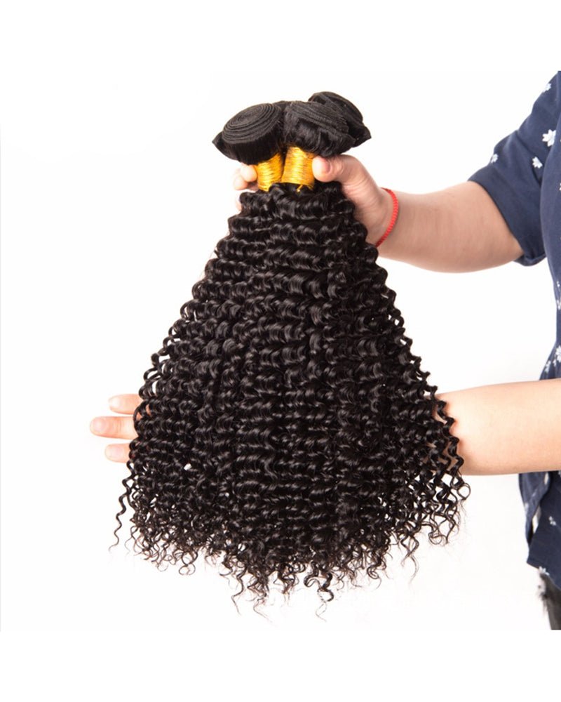 Unica Human Hair Weft – Curly Wave Natural Color - UnicaWigs
