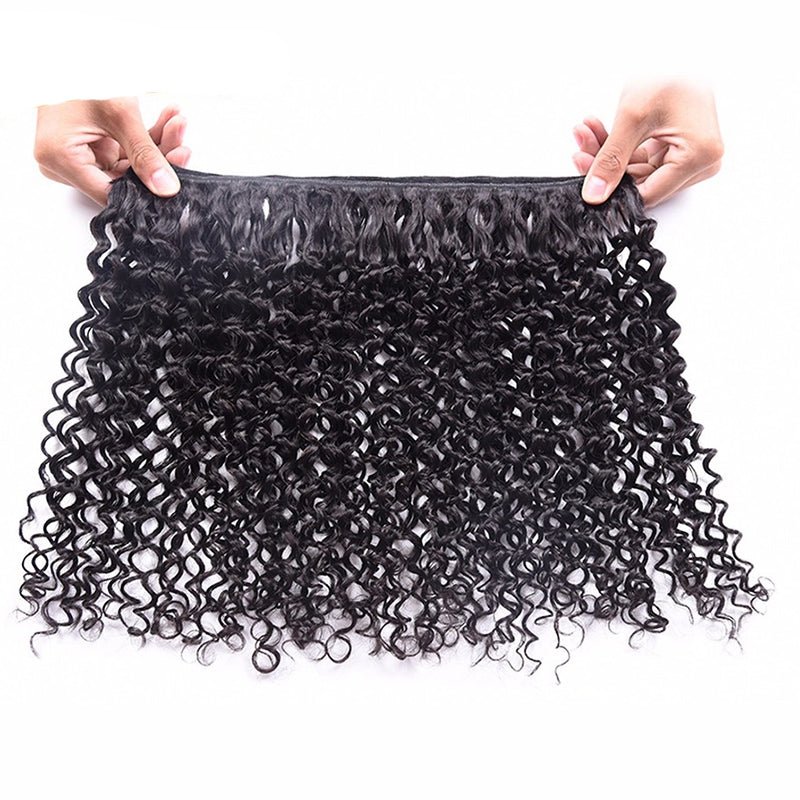 Unica Human Hair Weft – Curly Wave Natural Color - UnicaWigs