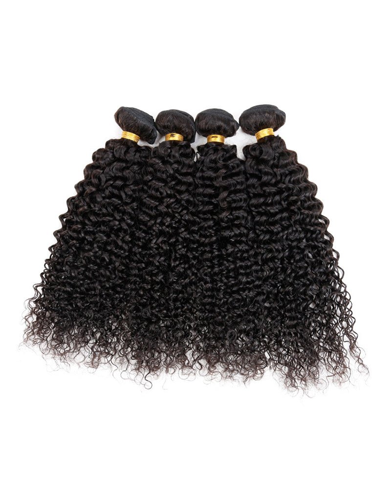 Unica Human Hair Weft – Curly Wave Natural Color - UnicaWigs