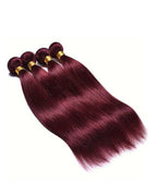 Unica Human Hair Weft – Silky Straight 99j Burgundy - UnicaWigs