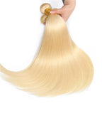 Unica Human Hair Weft – Silky Straight Blonde 613 - UnicaWigs
