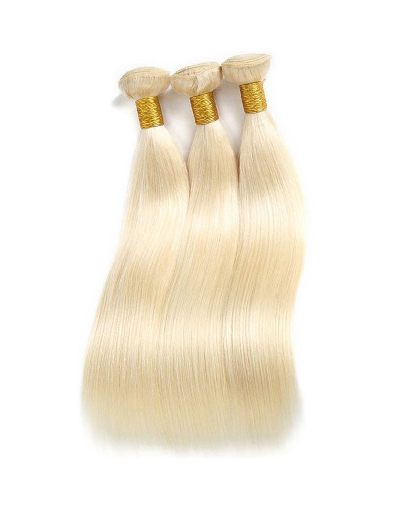 Unica Human Hair Weft – Silky Straight Blonde 613 - UnicaWigs