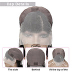 Unica Natural Color Straight Human Hair Lace Front BoBo Wig - UnicaWigs