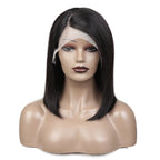 Unica Natural Color Straight Human Hair Lace Front BoBo Wig - UnicaWigs