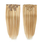 Unica Remy straight Human Hair Clip-In Extensions – 18/613 - UnicaWigs