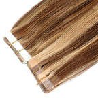 Unica Tape In Hair Extensions – Straight – 4/27 - UnicaWigs