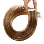 Unica Tape In Hair Extensions – Straight – 4/27 - UnicaWigs