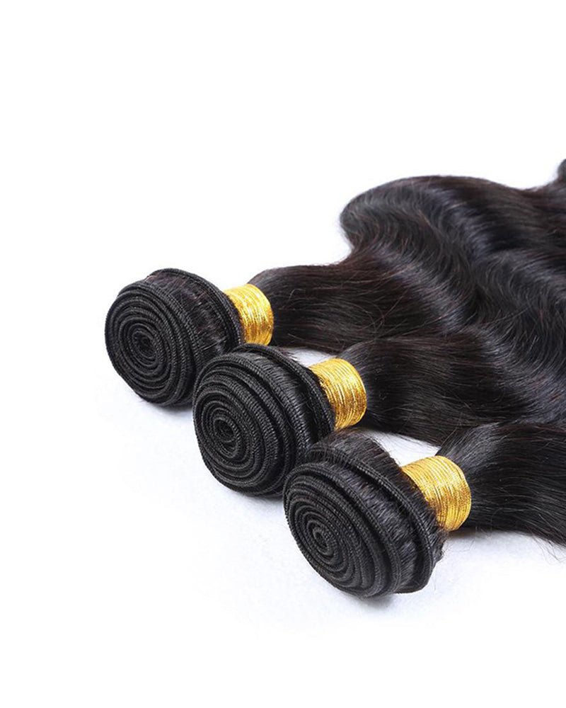 UnicaWigs Human Hair Body Wave Natural Color - UnicaWigs