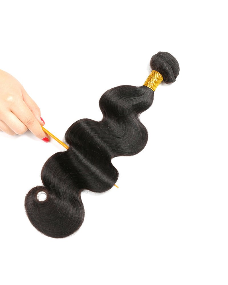 UnicaWigs Human Hair Body Wave Natural Color - UnicaWigs