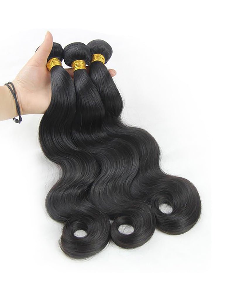 UnicaWigs Human Hair Body Wave Natural Color - UnicaWigs