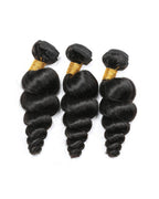 Unicawigs Human Hair Weft Loose Wave Natural Color - UnicaWigs