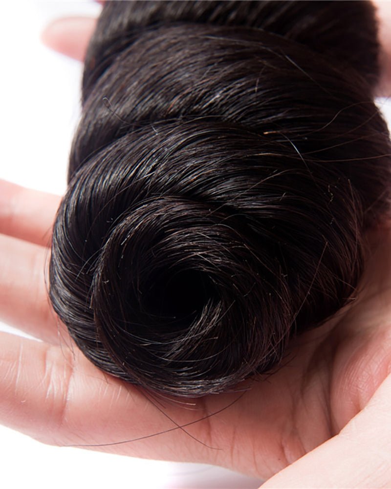 Unicawigs Human Hair Weft Loose Wave Natural Color - UnicaWigs