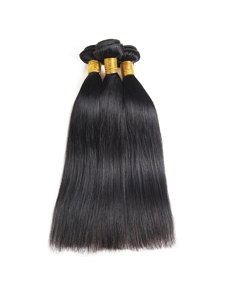 UnicaWigs Human Hair Weft Silk Straight Natural Color - UnicaWigs