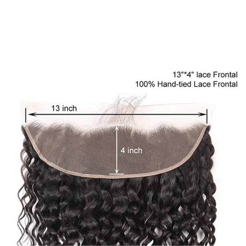 Unica Human Hair 13x4 Lace Frontal – Natural Color Water Wave