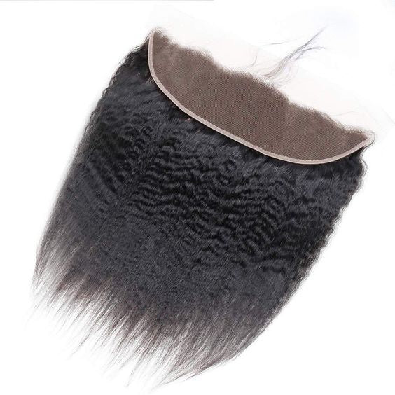 Unica Human Hair 13x4 Lace Frontal – Natural Color Kinky Straight