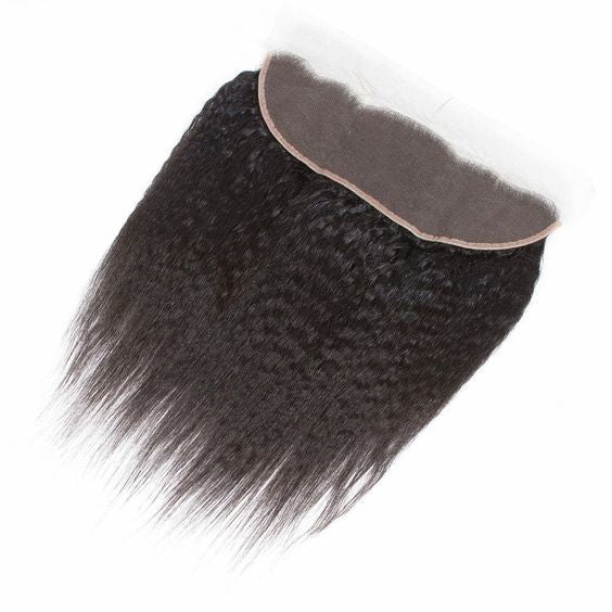 Unica Human Hair 13x4 Lace Frontal – Natural Color Kinky Straight