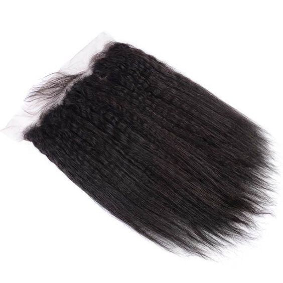 Unica Human Hair 13x4 Lace Frontal – Natural Color Kinky Straight