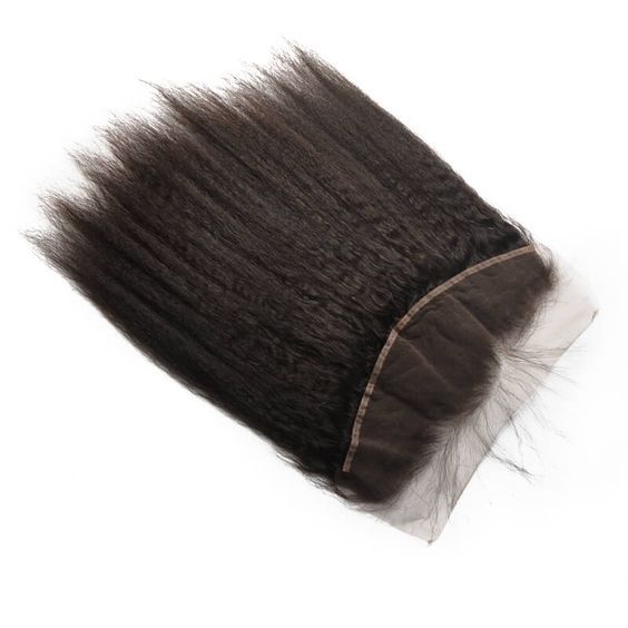 Unica Human Hair 13x4 Lace Frontal – Natural Color Kinky Straight